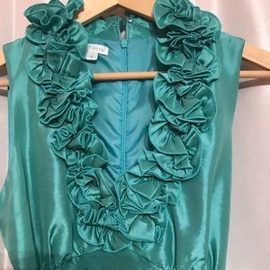 Ruffles V-Neck Dress